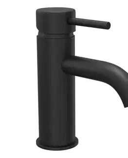 BATH DELUXE Umývadlová batéria DRAGOR 15,6 cm matná čierna 28-005-01-02-04