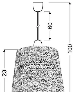 Závesná lampa NONNA Candellux