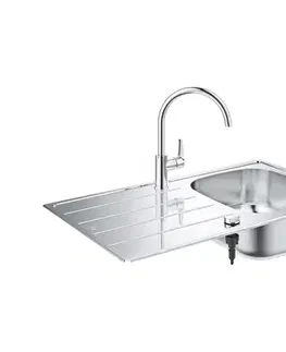 GROHE 31562SD1 - Sada kuchynského drezu s batériou BAU 860 x 500 mm z nerezovej ocele 31562SD1