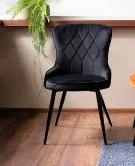 Jedálenská stolička LOTUS VELVET Signal