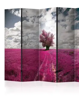 Paraván Magenta meadow Dekorhome