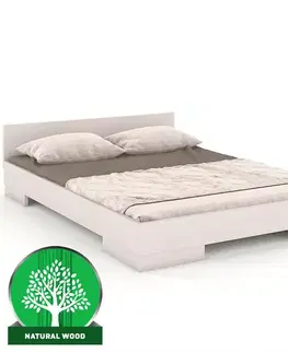 Posteľ drevené  buk Skandica Spectrum Nízka 90x200 Biely