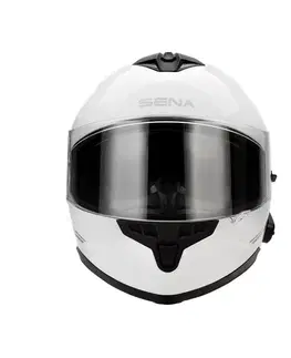 Sena SENA Outride s headsetem lesklá bílá lesklá biela - S (55-56)