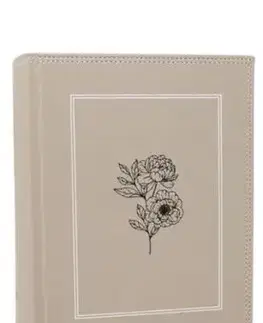 NKJV, Journal the Word Bible: Reflect, Journal or Create Art Next to Your Favorite Verses (Stone Leathersoft over board, Red Letter, Comfort Print) - Thomas Nelson