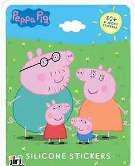 Hra so silikónovými samolepkami - Peppa