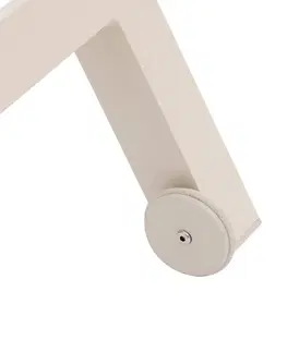 DEOKORK Kovové lehátko LISABON (ivory)