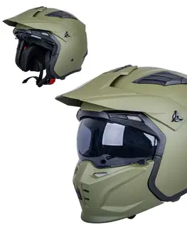 W-TEC Badalone Army béžová matná - XS (53-54)