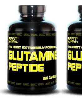 1+1 Zadarmo: Glutamine Peptide od Best Nutrition 250 kaps + 250 kaps.