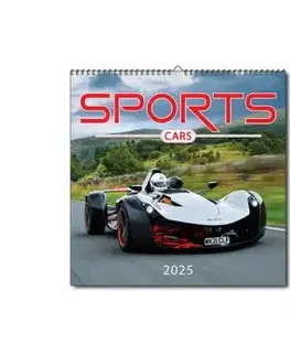 Nástenný kalendár Sports Cars 2025