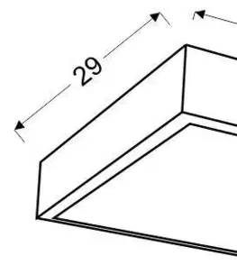 Stropné svietidlo Lux Plafon 16W LED 6500K Biele Veľké Kruhové