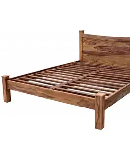 Posteľ Rami 160x200 indický masív palisander