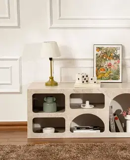 TETRIS široký regál, traventine
