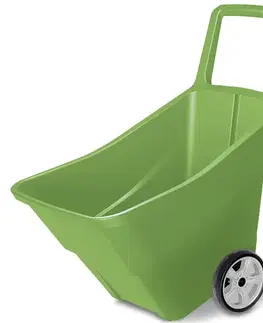 NABBI IWO95Z plastový záhradný vozík 95 l olivová