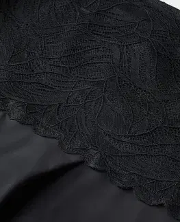 Nohavičky s vysokým pásom »light-shaping«, čierne