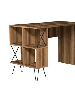 Písací stôl Extra - Walnut