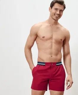 Šortky na kúpanie, červené