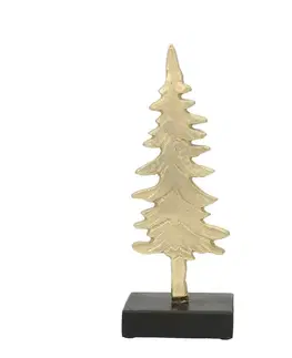 Dekoria Zlatá jedľová dekorácia 26cm, 9 x 5 x 26 cm
