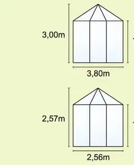 Pavilón HERA 9000 sklo / polykarbonát / hliník Dekorhome