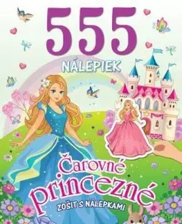 Čarovné princezné - 555 nálepiek