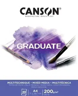 Canson Graduate Mix Media white 200 g 20 listov A4
