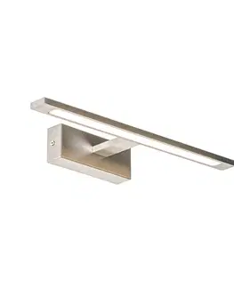 Oceľová nástenná lampa 41,5 cm vrátane LED IP44 - Jerre