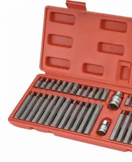 EXTOL PREMIUM Hroty HEX-TORX-XZN sada 40 ks CrV