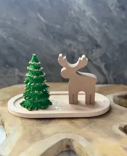 Súprava dekoratívnych predmetov (2 kusy) Christmas Stone Set1