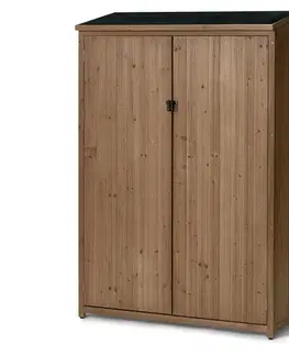 Veľká záhradná skriňa s dvojitými krídlami