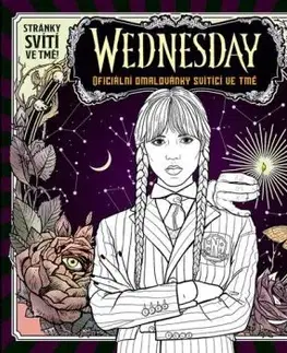 Wednesday: Oficiální omalovánky svítící ve tmě