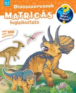 Dinoszauruszok - Matricás foglalkoztató - Stefan Greschik