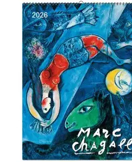 Nástenný kalendá 2026 Marc Chagall