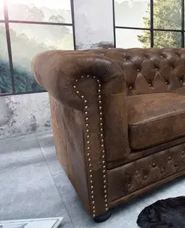 Chesterfield pohovka 2-miestna MIDAS Dekorhome
