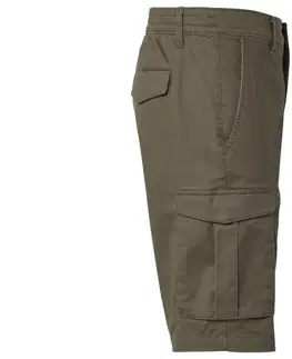 Cargo šortky, kaki
