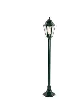 Klasické stojace vonkajšie svietidlo tmavozelené 125 cm IP44 - New Orleans