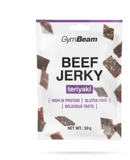 GymBeam Sušené mäso Beef Jerky teriyaki