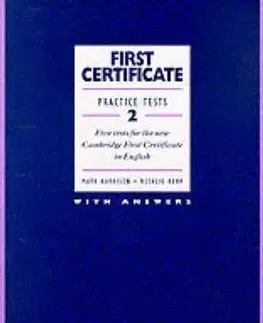 First Certificate Practice Tests 2 with Key - Mark Harrison