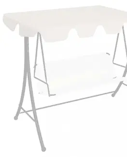 Strieška na záhradnú hojdačku 150/130x70/105 cm Dekorhome