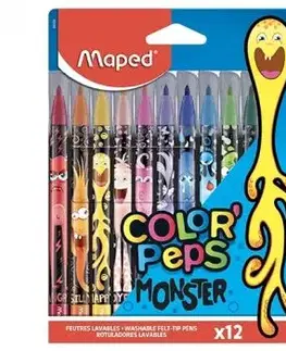 Fixky MAPED Color'Peps Monster 12 ks - Maped