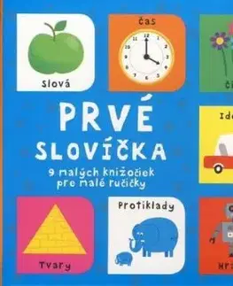 Prvé slovíčka - 9 malých knižočiek pre malé ručičky