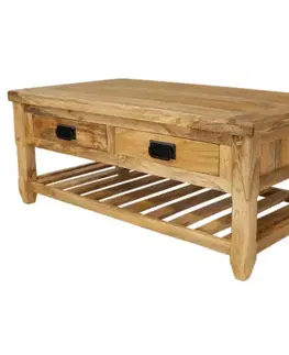 Konferenčný stolík Devi 110x45x60 indický masív mango
