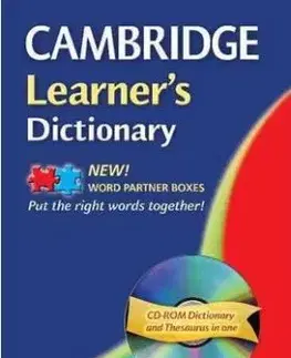 Cambridge Learner's Dictionary With CD-ROM