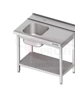  Vstupný stôl k priebežnej umývačke STALGAST – PRAVÝ 1200mm