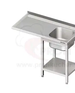  Umývací stôl s priestorom pre podstolovú umývačku – LAVÝ 1600mm