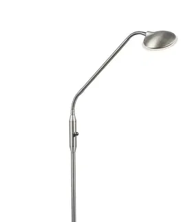 Moderná stojaca lampa oceľ vrátane LED - Eva