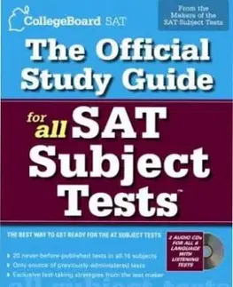 The Official Study Guide for All SAT Subject Tests [With 2 Practice CDs]