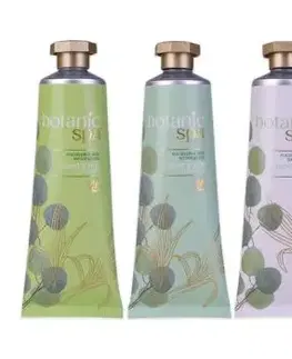 Krém na ruky a nechty 60ml BOTANIC SPA v tube, 3 motívy, vôňa: eukalyptus, citrónová tráva