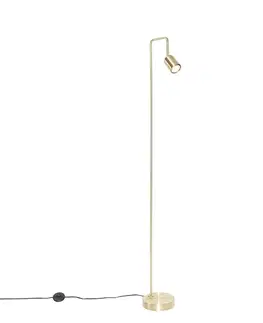 Moderná stojaca lampa mosadz nastaviteľná - Java