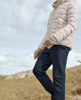 Rukavice z pleteného flísu, hnedé