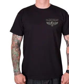 BLACK HEART Blue Chopper čierna - XXL