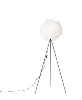 Inteligentná romantická stojaca lampa biela vrátane Wifi A60 - Feather